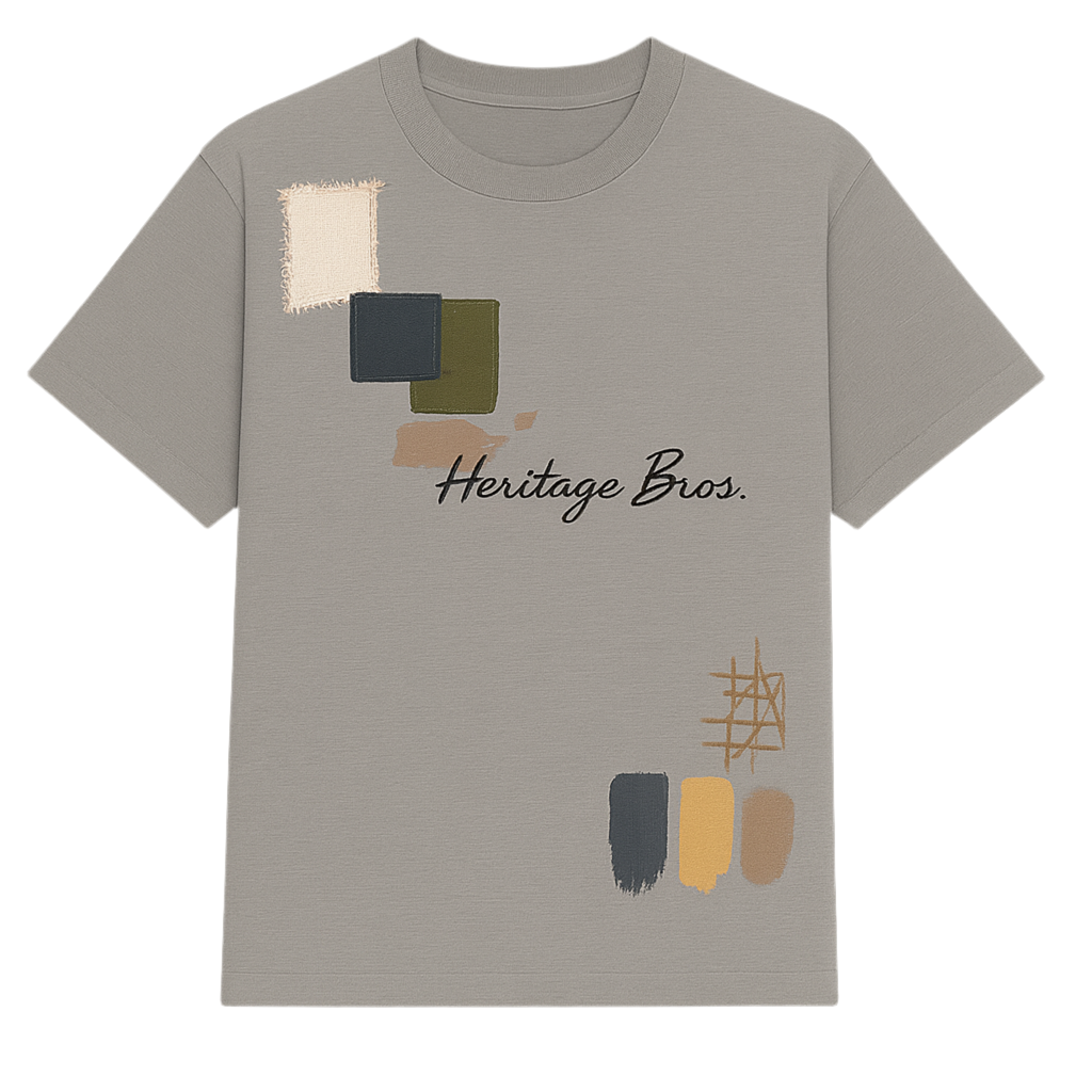Heritage Bros. Abstract Patchwork Tee